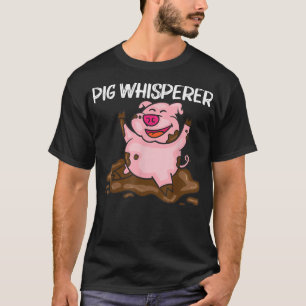 Funny Gris Design För manar Women Hog Farmer Farm T Shirt
