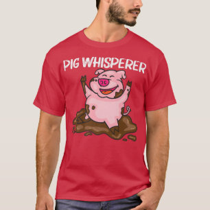 Funny Gris Design För manar Women Hog Farmer Farm T Shirt
