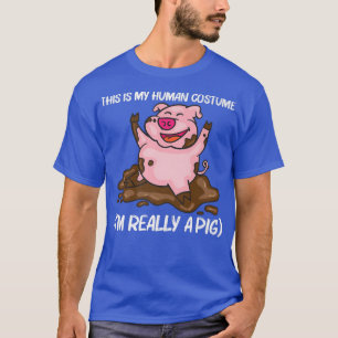 Funny Gris Design För manar Women Hog Farmer Farm T Shirt