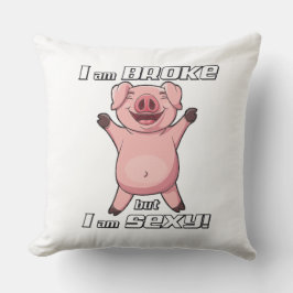 Funny Gris Fattig Sexy - Pillow Kudde
