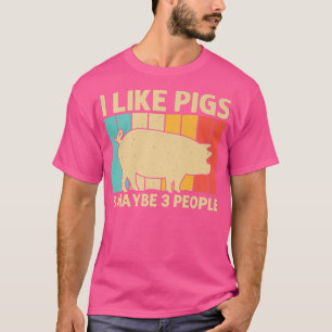 Funny Gris För manar Women Bacon Animal Lover Swin T Shirt