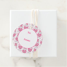 Funny Gris Kärlek Pun Gåvor Etiketter