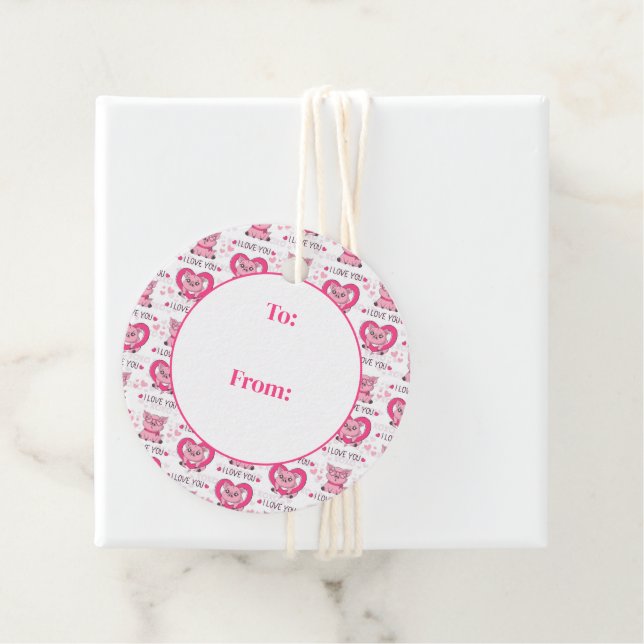 Funny Gris Kärlek Pun Gåvor Etiketter (På plats)