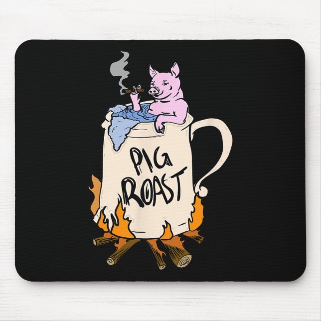 Funny Gris Spit Roast Bbq Party Grill Master Gift Musmatta (Framsidan)