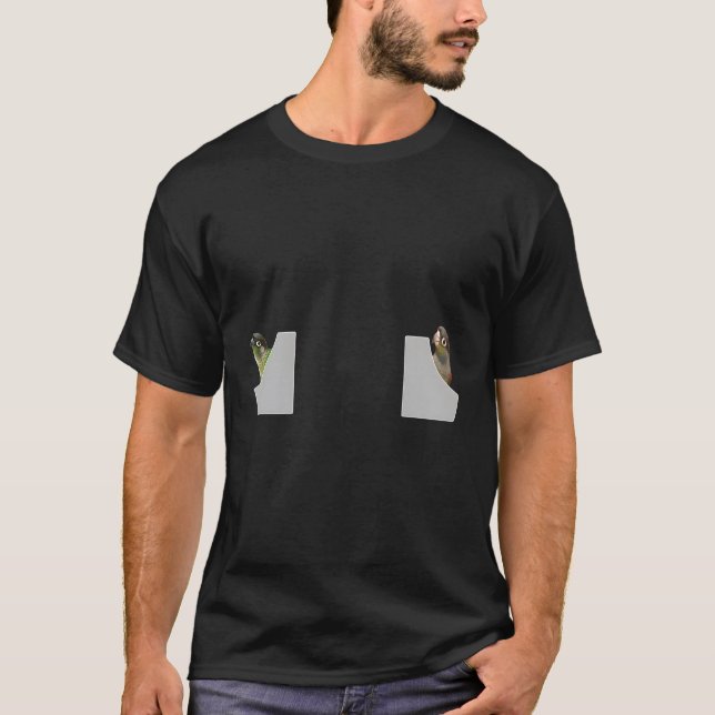 Funny Grönt Cheek Conure Shirt Cute Pocket Conure T (Framsida)