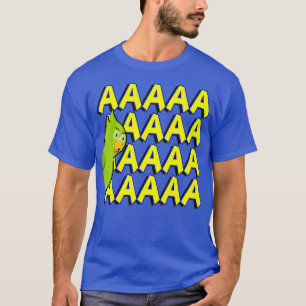 Funny Grönt för Arg Parrot Yelling Meme Gift T Shirt