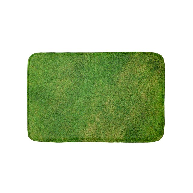 Funny Grönt Grass Bath Mat Badrumsmatta (Framsidan)