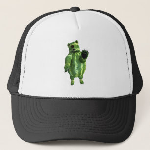 Funny Grönt Watermelons Bear Keps