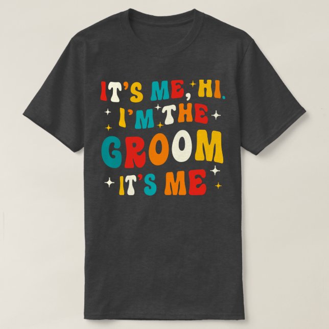 Funny Groom T Shirt (Design framsida)