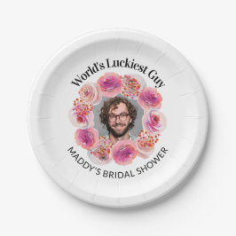 Funny Grooms Ansikte Bachelorette Bright-Blommigt