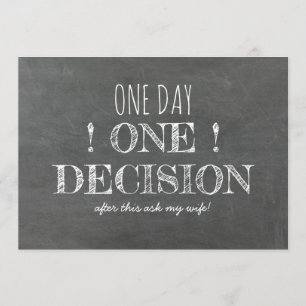 Funny Groomsman eller Best Man Frieri Inbjudningar