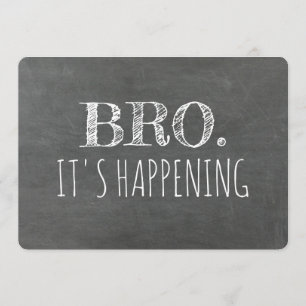 Funny Groomsman eller Best Man Frieri Inbjudningar