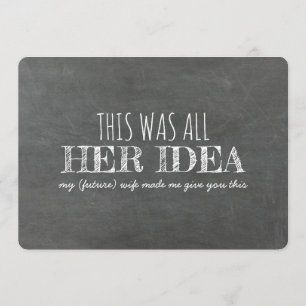 Funny Groomsman eller Best Man Frieri Inbjudningar