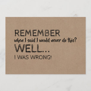 Funny Groomsman eller Best Man Frieri Inbjudningar