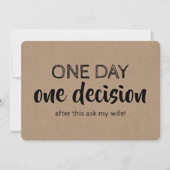 Funny Groomsman eller Best Man Frieri Inbjudningar (Framsida)