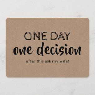 Funny Groomsman eller Best Man Frieri Inbjudningar