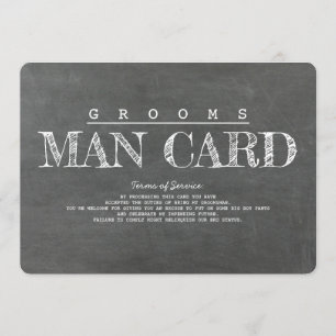 Funny Groomsman eller Best Man Frieri kort