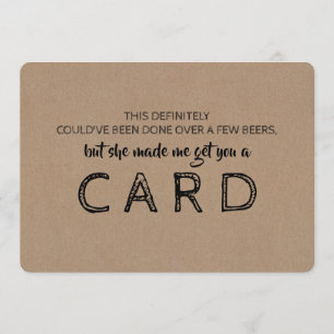 Funny GROOMSMAN Frieri Inbjudningar