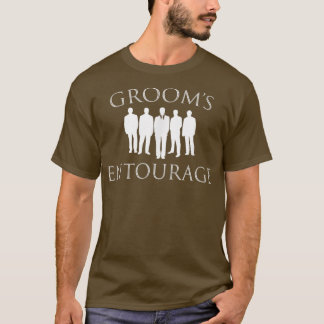 Funny GroomsmenGrooms Entourage-Bröllopsfest T Shirt