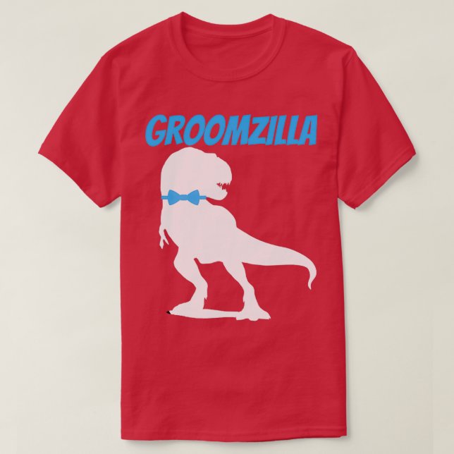 Funny Groomzilla Design T Shirt (Design framsida)