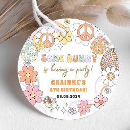 Funny Groovy 1st Påsk Födelsedagsfest Gåvor Etiketter