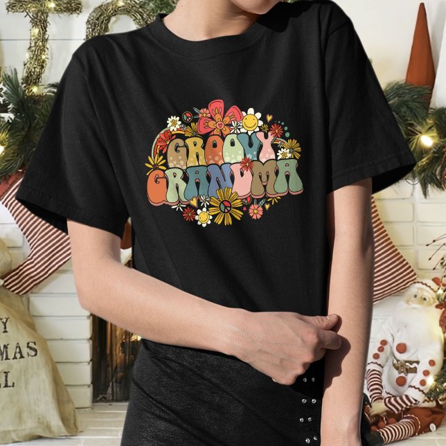 Funny Groovy Grandma T-Shirt för kvinnor (Skapare uppladdad)