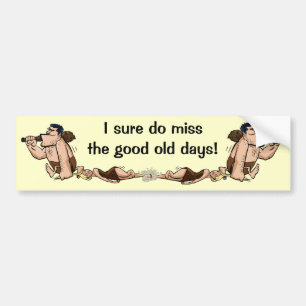 Funny Grottman Bumper Sticker Bildekal