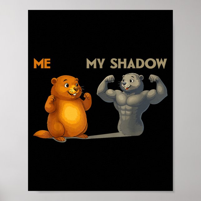 Funny Groundhog Day  Poster (Framsidan)