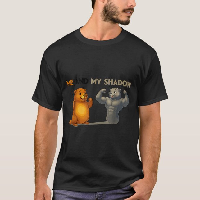 Funny Groundhog Day  T Shirt (Framsida)