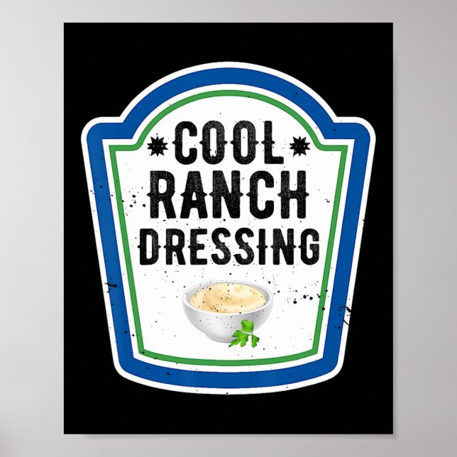 Funny Group Halloween Costume Ranch Dressing Group Poster (Framsidan)