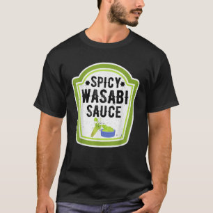 Funny Group Halloween Costume Wasabi Sauce Condime T Shirt