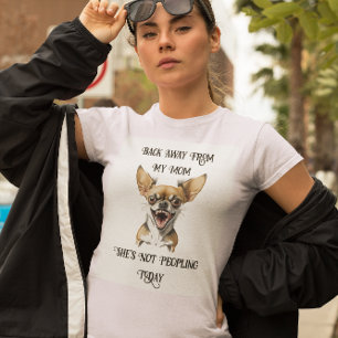 Funny Growling Chihuahua Dog Humor T Shirt