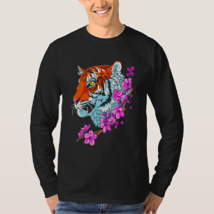 Funny Growling Mouth Open Bengal Tiger Manar Women T Shirt