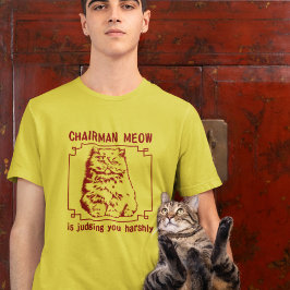 Funny Grumpy Cat Chinese Food Menu T Shirt