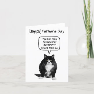 Funny Grumpy Cat Fars dag Card Kort