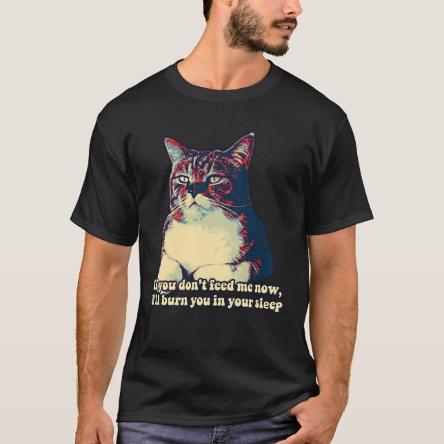 Funny grumpy cat meme for kitty owners and lovers t shirt (Framsida)