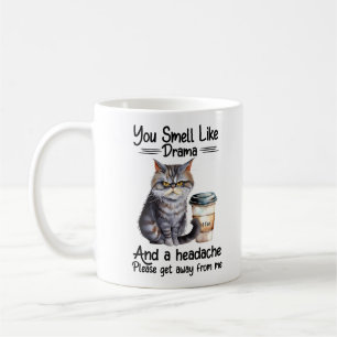 Funny Grumpy Cat Say Kaffemugg