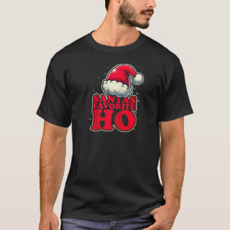 Funny Grumpy Inappropriate Christmas Satas Favorit T Shirt