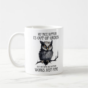 Funny Grumpy Uggla Say Kaffemugg
