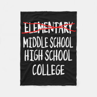 Funny grundskola Studenten Tee 6e Klass G Fleecefilt