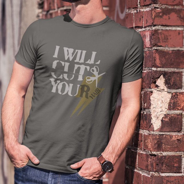 Funny Grunge Hair Stylist Hairdresser-fras T Shirt (Skapare uppladdad)