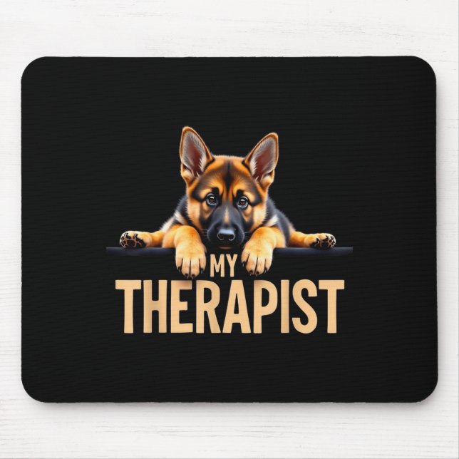 Funny Gsd Shep Puppy My Therast German Shepherd Do Musmatta (Framsidan)