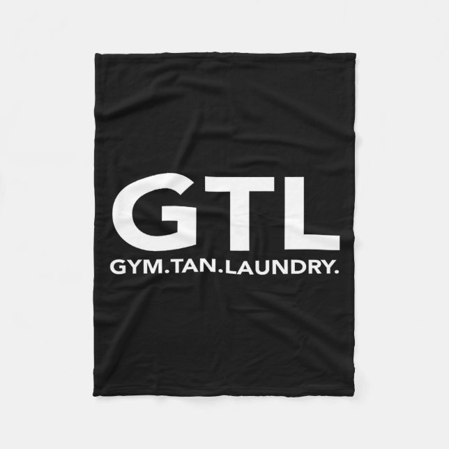 Funny Gtl Gift - Funny Gym Tan Laundry New Jersey  Fleecefilt (Framsidan)