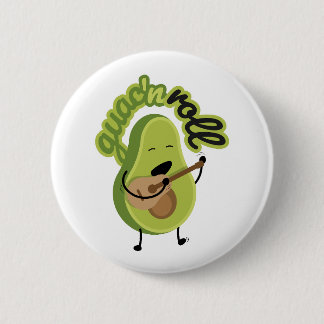 Funny Guac och Roll Avocado Button Knapp