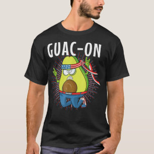 Funny Guac-on Sten Händer AvocadoCute Guacamole Pu T Shirt