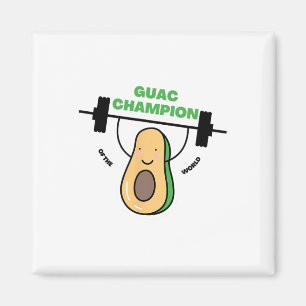 Funny Guacamole Shirt for Party Champions and Bbq Magnet