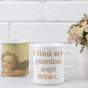 Funny Guardian Angel Quote Mugg