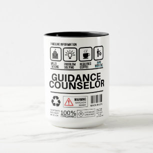 Funny Guidance Counselor Handling Information Mugg