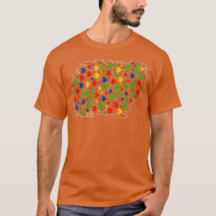 Funny Guinea gris Animals Puzzle Delar Autism Awar T Shirt