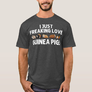 Funny Guinea Gris Art För manar kvinnor Rodent Ani T Shirt